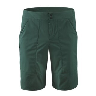 Löffler Fahrradhose Bike Skys-E TSL Shorts (leicht, elastisch, schnelltrocknend) kurz forestgrün Herren