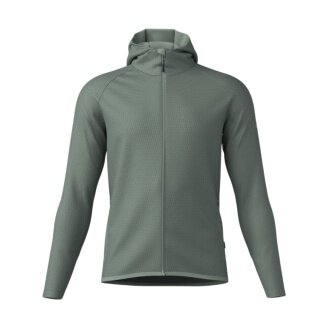 Löffler Kapuzenjacke Hoody Transtex Cube (schnelltrocknend, atmungsaktiv) grün Herren