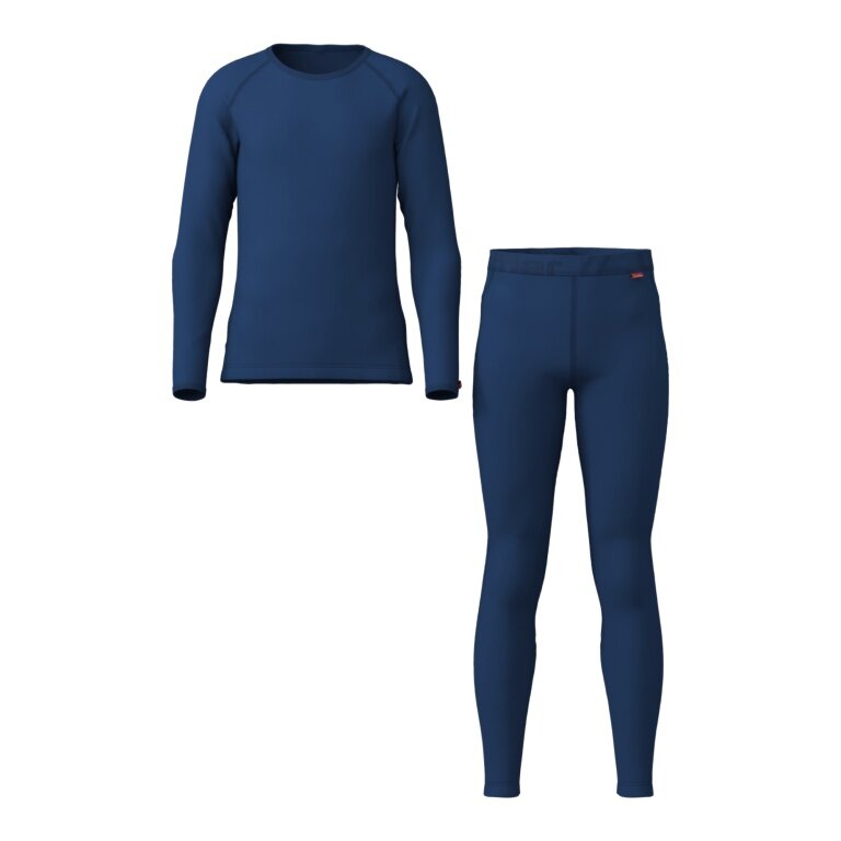 Löffler Funktionsunterwäsche-Set Long Transtex® Warm (Langarmshirt und lange Hose) navyblau Kinder
