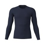 Löffler Funktionsunterwäsche Shirt Merino Light 130 (elastisches Material, Merinowolle) dunkelblau Herren
