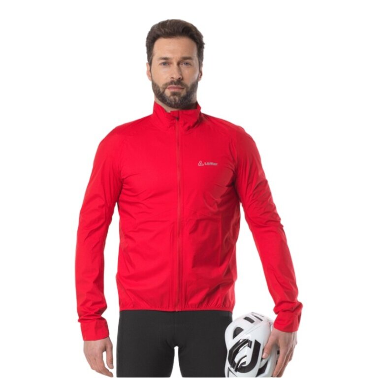 Löffler Fahrradjacke Bike WPM Pocket (winddicht, wasserdicht, leicht) rot Herren
