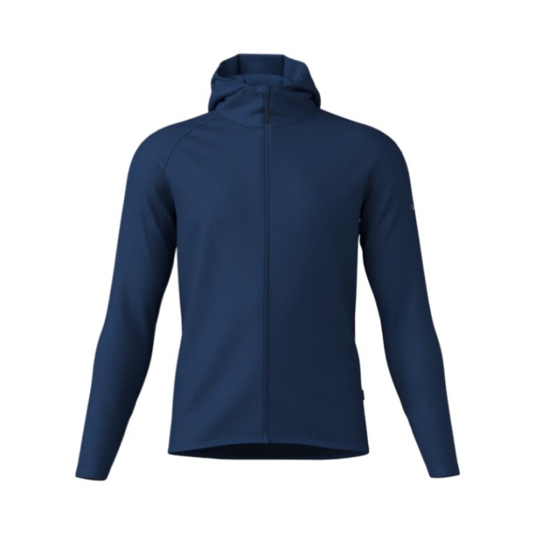 Löffler Kapuzenjacke Hoody Transtex Cube (schnelltrocknend, atmungsaktiv) navyblau Herren