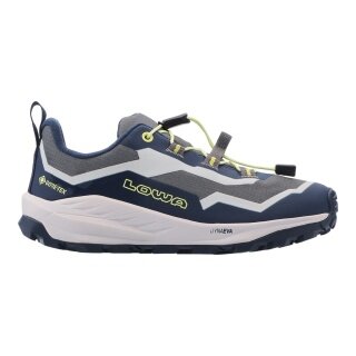 Lowa Multifunktionsschuhe Trailux GTX LO (wasserdicht, Textil/Synthetik) navyblau/grau Kinder