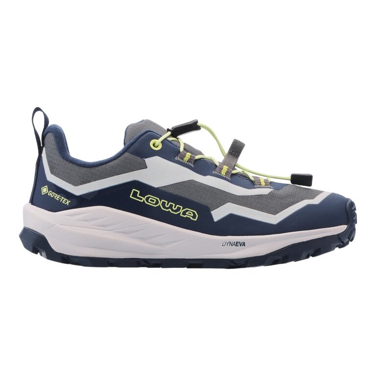 Lowa Multifunktionsschuhe Trailux GTX LO (wasserdicht, Textil/Synthetik) navyblau/grau Kleinkinder