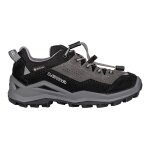 Lowa Wanderschuhe Wandax LO GTX (Veloursleder/Synthetik, wasserdicht) schwarz/grau Kleinkinder