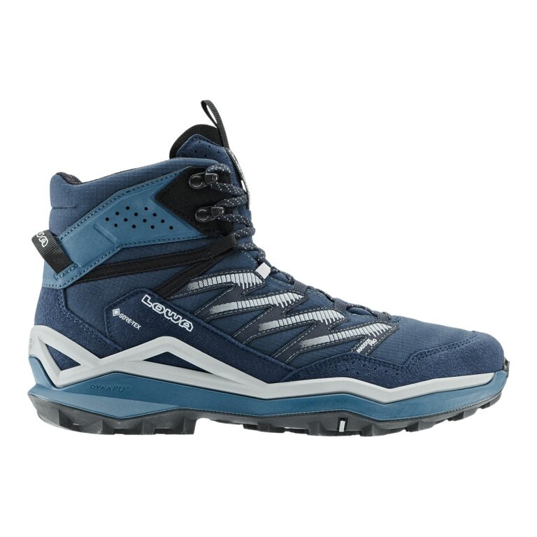 Lowa Wanderschuhe Maddox Pro LT GTX Mid (Fast-Hiking, Textil/Synthetik, wasserdicht) navyblau/marineblau Herren