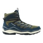 Lowa Wanderschuhe Maddox Pro LT GTX Mid (Fast-Hiking, Textil/Synthetik, wasserdicht) navyblau/olivegrün Herren