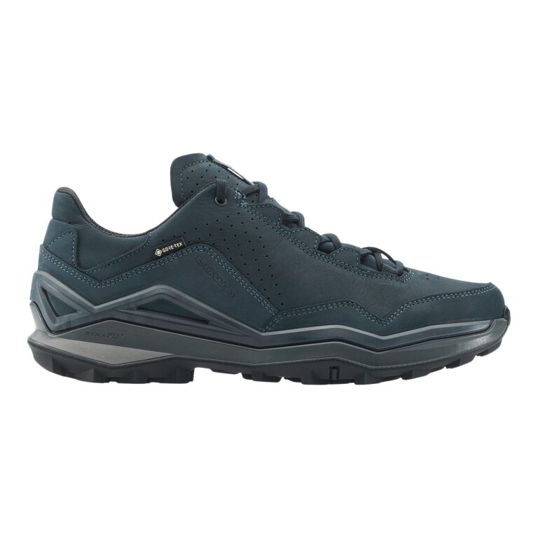 Lowa Wanderschuhe Maddox Pro LT GTX LO (Fast-Hiking, Nubukleder, wasserdicht) navyblau/grau Herren