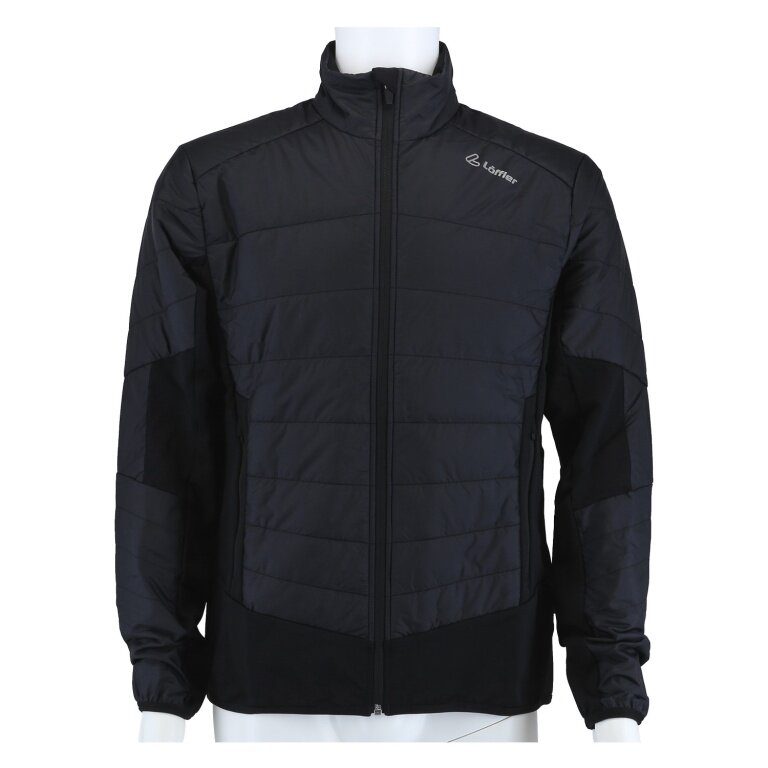 Löffler Hybrid-Laufjacke Athletico PL60 (atmungsaktiv, wärmeisolierend) schwarz Herren