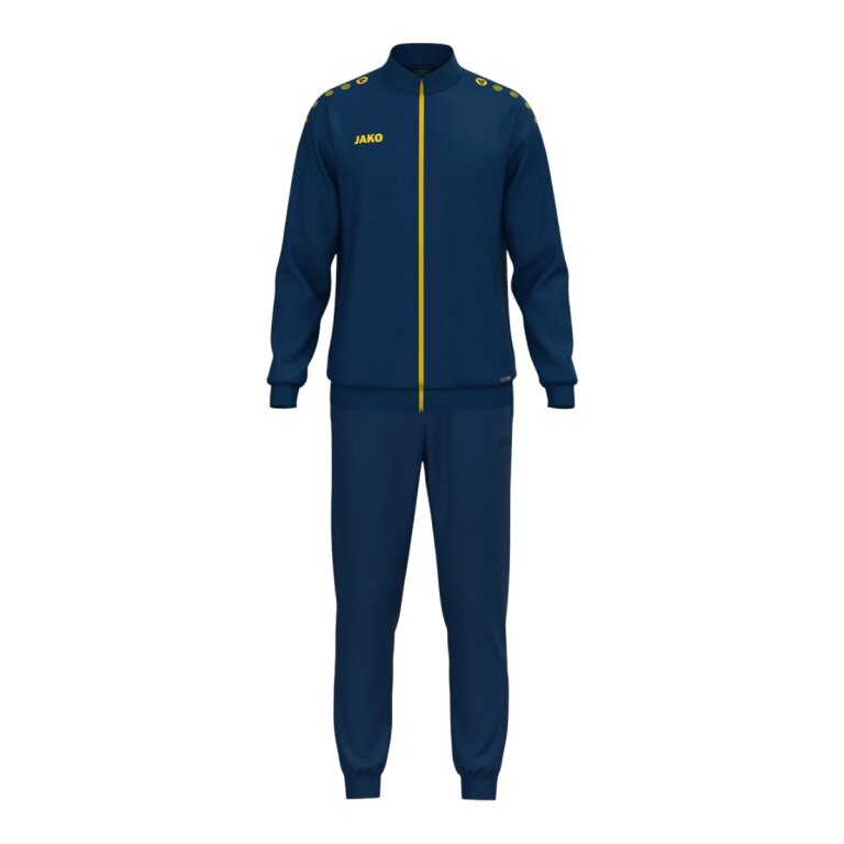 JAKO Trainingsanzug (Polyesteranzug) One - 100% rec. Polyester - navyblau/gelb Herren