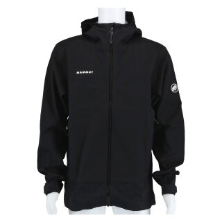 Mammut Hardshell-Wanderjacke Ducan Guide HS Hooded (leicht, wasserdicht, 3-Lagen-Laminat) schwarz Herren