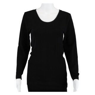 Medima Unterwäsche Langarmshirt (Angora und Wolle) schwarz Damen (Gr. XL-XXL)