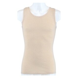 Medima Unterwäsche Achselhemd ärmellos (40% Angora und Wolle) braun Herren (Gr. XL-XXL)