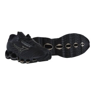 Mizuno Laufschuhe Wave Prophecy 12 (Dämpfung) schwarz/gold Herren