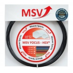Besaitung mit Tennissaite MSV Focus Hex schwarz