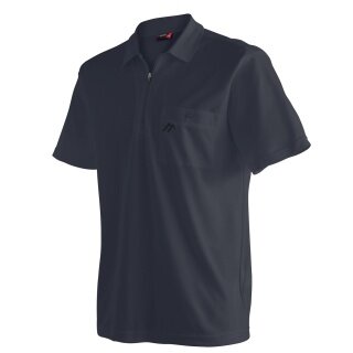 Maier Sports Wander-/Freizeit Polo Arwin 2.0 (atmungsaktiv, schnell trocknend) nachtblau Herren