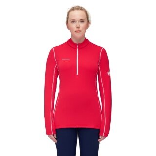 Mammut Fleecepullover Aenergy Half Zip (Midlayer, Polartec Power Grid Fleece) rot Damen