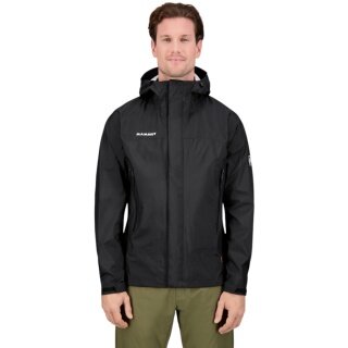 Mammut Hardshell-Wanderjacke Microlayer 2.0 HS Hooded (2.5-Lagen, atmungsaktiv) schwarz Herren