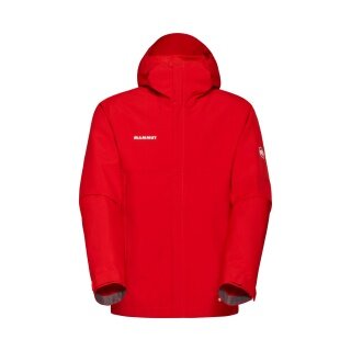 Mammut Hardshell-Wanderjacke Treeline Light HS Hooded (leicht, wasserdicht) rot Herren