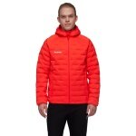 Mammut Isolations-Winterjacke Sander Insulated Hooded (wärmend dank Kunstfaserfüllung) rot Herren