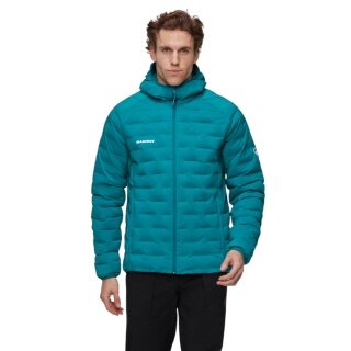 Mammut Isolations-Winterjacke Sander Insulated Hooded (wärmend dank Kunstfaserfüllung) tealblau Herren