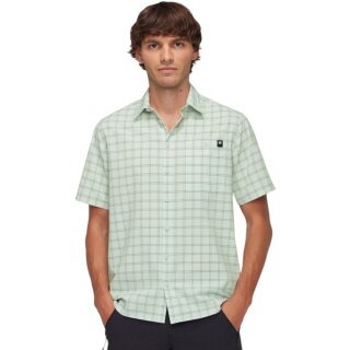 Mammut Wanderhemd Lenni Kurzarm 2025 (mit Brusttasche) hellgrün Herren