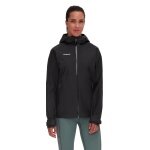 Mammut Wanderjacke Alto Light Hardshell Hooded (leicht, wasserdicht, PFC-frei) schwarz Damen