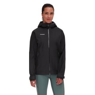 Mammut Wanderjacke Alto Light Hardshell Hooded (leicht, wasserdicht, PFC-frei) schwarz Damen