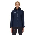 Mammut Regen-/Wanderjacke Convey Tour Hardshell (Gore-Tex 2.5‑Lagen, wasserdicht) marineblau Damen