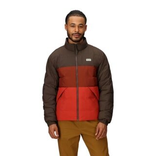 Marmot Winter-Daunenjacke Ares (wärmend dank Daunenfüllung, leichtes Gewebe) braun/rot Herren