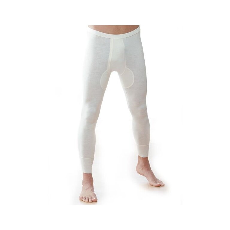 Medima Unterwäsche Unterziehhose (Angora/Baumwolle) lang weiss Herren (Gr. M-L)