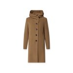 Milo Wintermantel Bella (Wollmischung, mit Kapuze) 2026 taupe/braun Damen