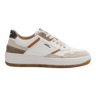 MoEa Sneaker Origin - Palm - weiss/braun