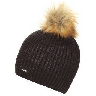 Eisbär Mütze (Pompon) Grania Lux schwarz Damen