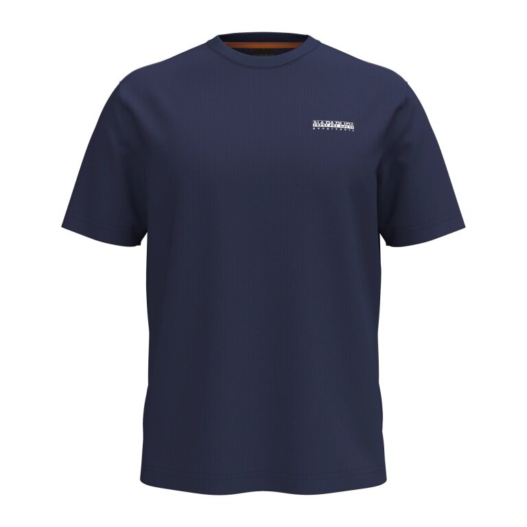 Napapijri Freizeit-Tshirt S-Flint (Baumwolle) navyblau Herren