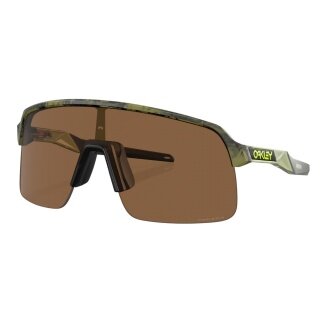 Oakley Sonnenbrille Sutro Lite (Glasfarbe: Prizm bronze) fern swirl grün matt - 1 Brille mit Hartschalenetui