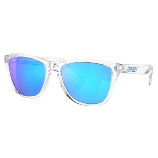 Oakley Sonnenbrille Frogskins (Glasfarbe: Prizm sapphire) transparent kristallklar 9013D0 - 1 Brille