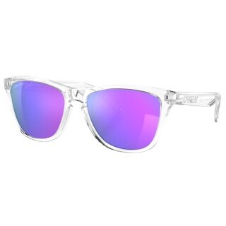 Oakley Sonnenbrille Frogskins (Glasfarbe: Prizm violet) transparent glänzend/violett 9013H7 - 1 Brille