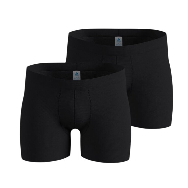 Odlo Unterwäsche Boxershort Active Light (leicht, atmungsaktiv) schwarz Herren - 2er Pack