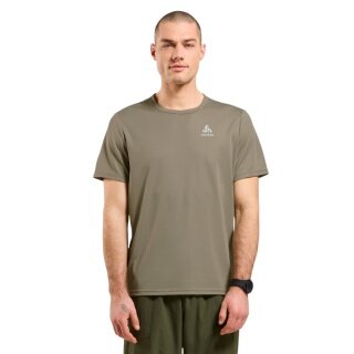 Odlo Wander-/Freizeit Tshirt Crew Neck Cardada (100% Polyester) vetiverbraun Herren