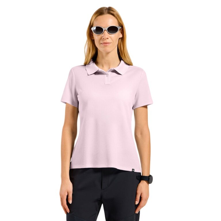 Odlo Wander-/Freizeit Polo Cubic Light (leicht, schnelltrocknend) pink Damen
