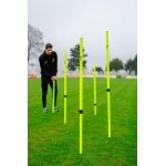 Powershot Slalomstange-Teleskop 5er Set (höhen verstellbar) 0,91m-1,72m gelb