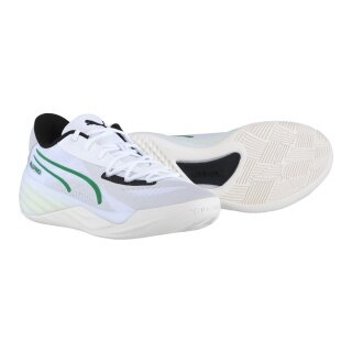 Puma Hallen-Indoorschuhe All-Pro Nitro weiss/grau Herren