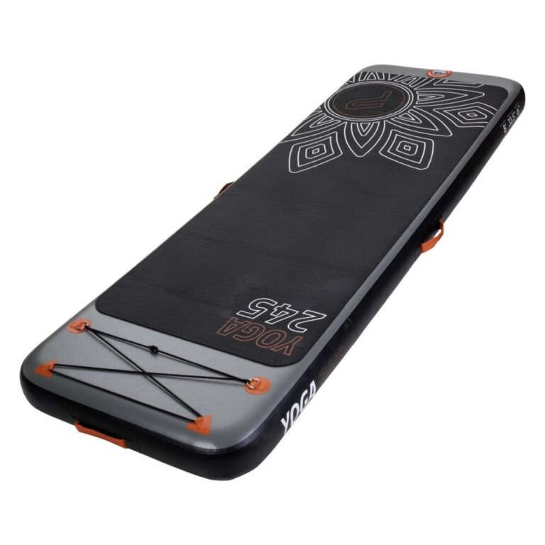 Pure4Fun Stand Up Paddle-Board Yoga-Set schwarz 245 x 85 x 15 cm