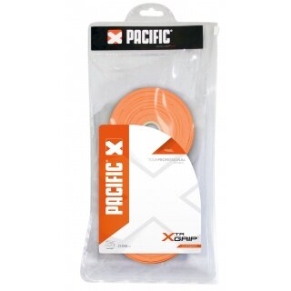Pacific Overgrip xTR 0.55mm (samtige Oberfläche) orange 30er Clip-Beutel