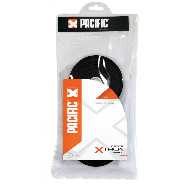 Pacific Overgrip xTack Pro 0.55mm schwarz 30er Clip-Beutel