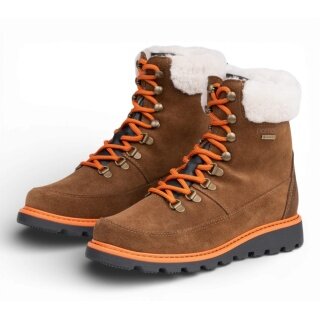 Pomar Winterstiefel PÄIVI GTX (Suedeleder, wasserdicht, , Lammfell gefüttert) braun Damen