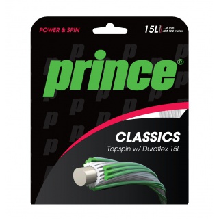 Prince Tennissaite Synthetic Gut Duraflex (Allround+Haltbarkeit) weiss 12m Set