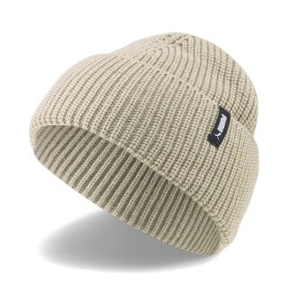 Puma Mütze (Beanie) Core Fisherman - Strickstruktur - pebble grau - 1 Stück