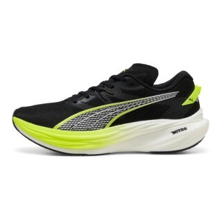 Puma Laufschuhe Deviate Nitro 3 (Dämpfung) schwarz/gelb Herren